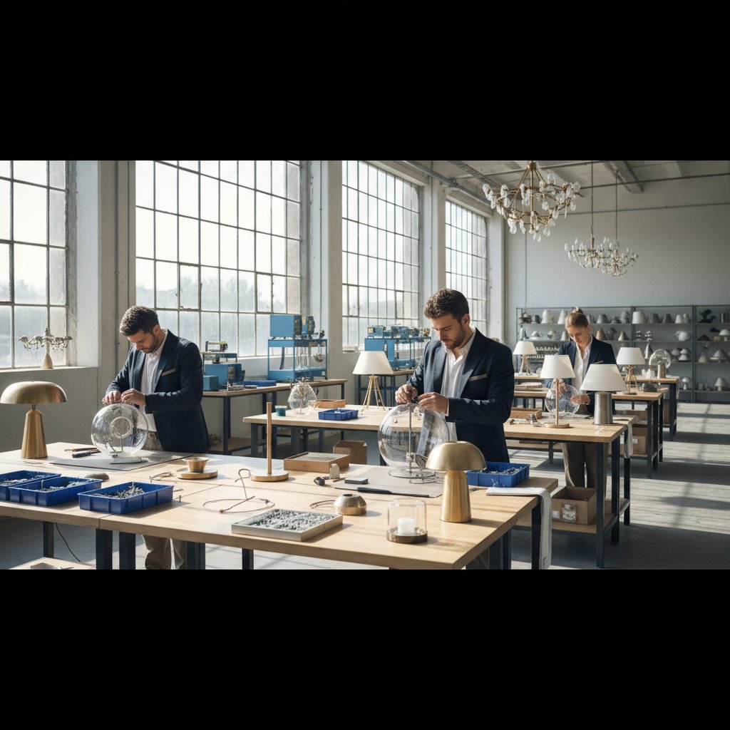 Lighting manufacturing facility